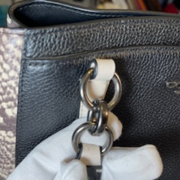 COACH NWT LEATHER AND SNAKESKIN HANDBAGS - Picture 16 of 16